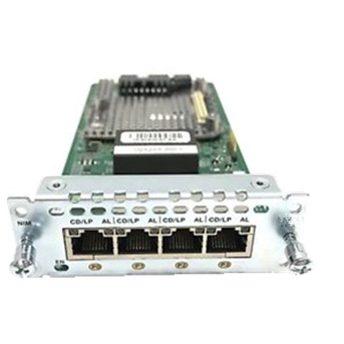 Cisc o NIM-4FXO 4-портовый сетевой интерфейсный модуль