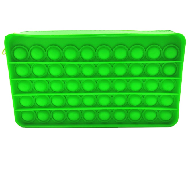 Large capacity personalised push fidget pop it pencil case for kids