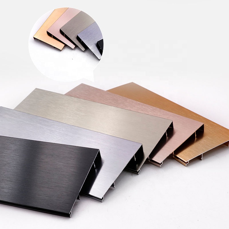 In Stock Modern Aluminum Skirting Skirting Board Aluminium Brushed Aluminum Skirting for Sale