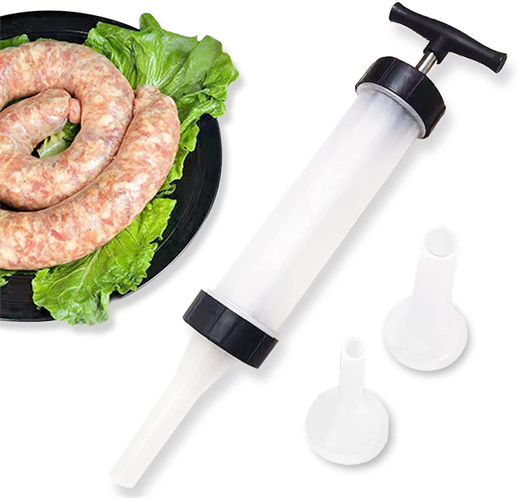 Ручные наполнители для сосисок, мяса, машинка для наполнения колбасок, мяса, колбасные машины с ручным управлением, насадка воронки