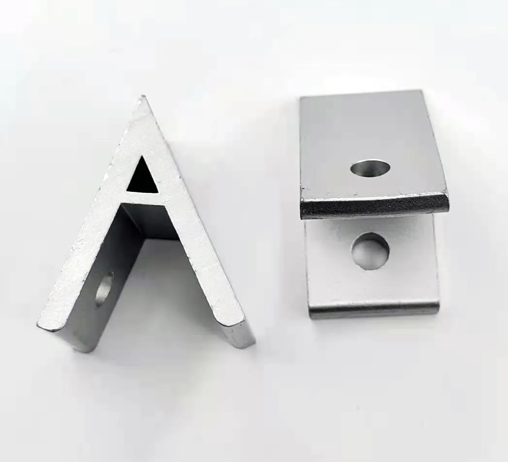 Aluminum Profile Mounting Corner Angle Anchor Bracket Multifunction Triangle Corner Bracket Aluminum 45 Degree Angle Bracket