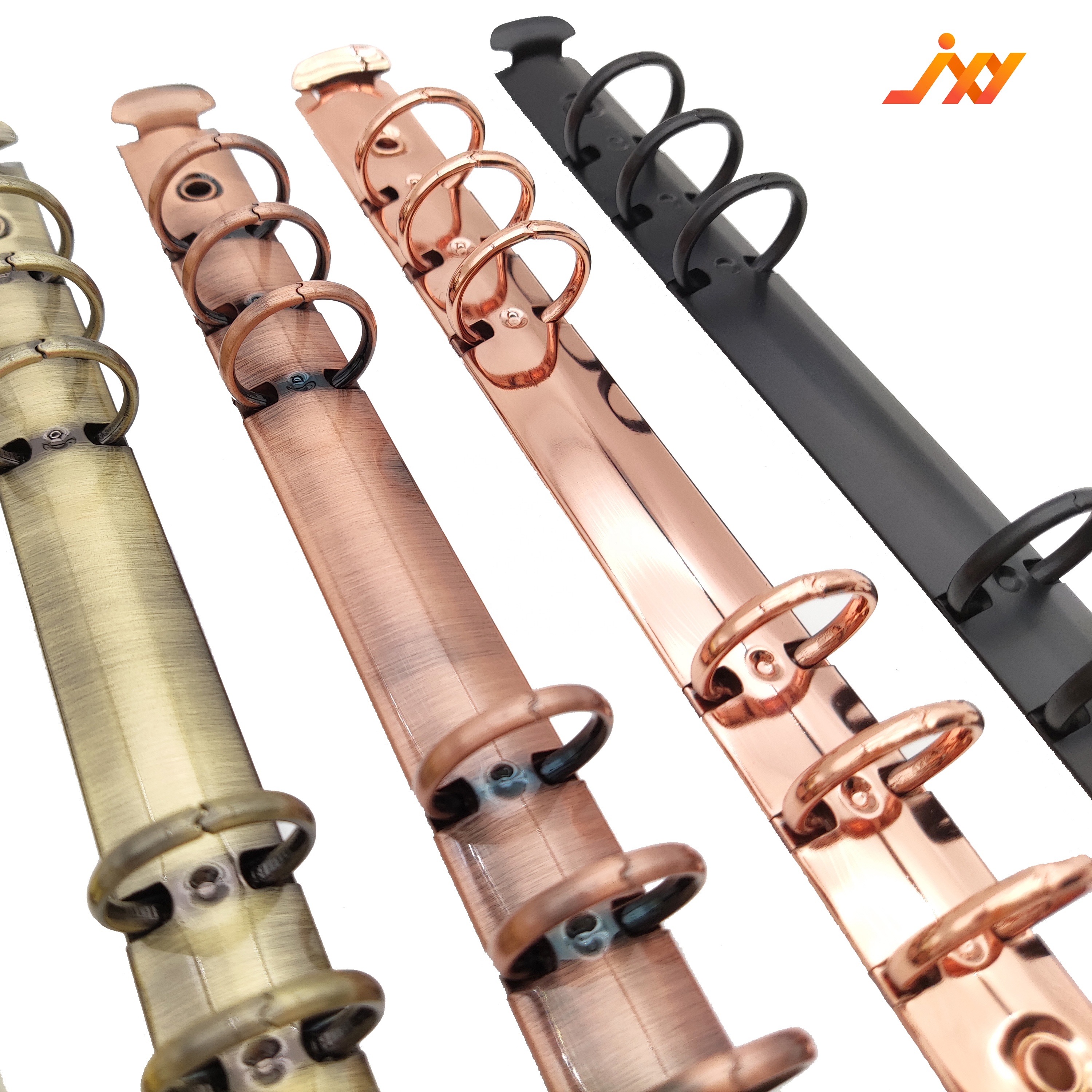 Loose Leaf Binder Rings Mechanism For A7 A6 A5 A4 Notebooks Binders Clip Planner Accessories Rose Gold Metal Black Silver Clamp