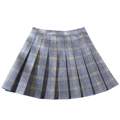 Women Pleat Skirt Harajuku Preppy Style Plaid Skirts Mini Cute Japanese School Uniforms Ladies Jupe Kawaii Skirt Saia Faldas
