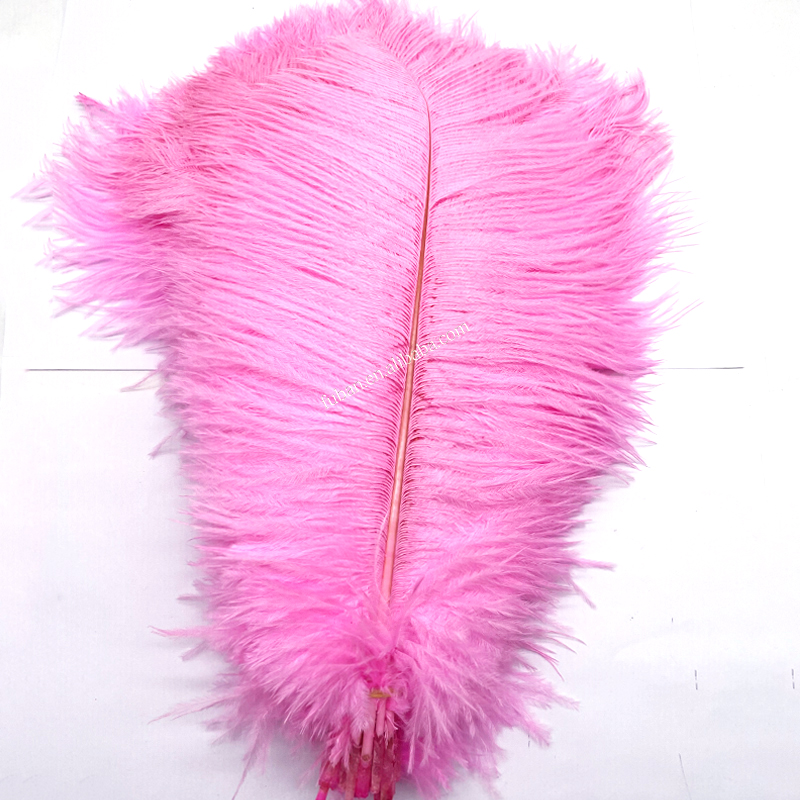 fashion orange ostrich feathers for party decoration