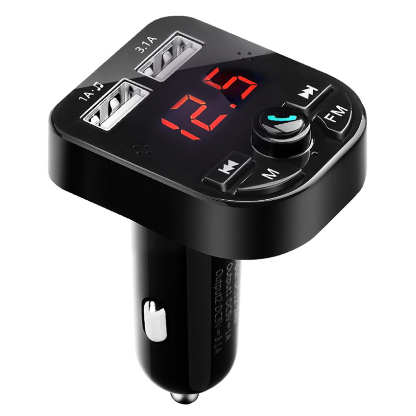 Автомобильный MP3-плеер 5,0 Bluetooth версия Bluetooth Автомобильный FM-передатчик с синим освещением два USB-порта