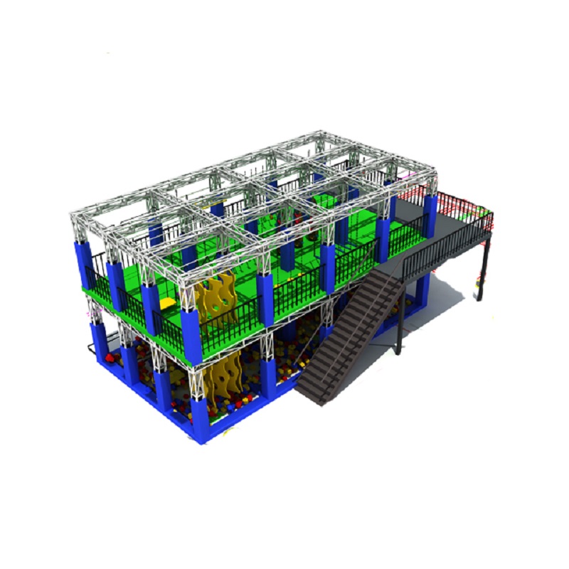 Ninja Course Payground Indoor, Ninja Course Trampoline Park Indoor Foe Kids