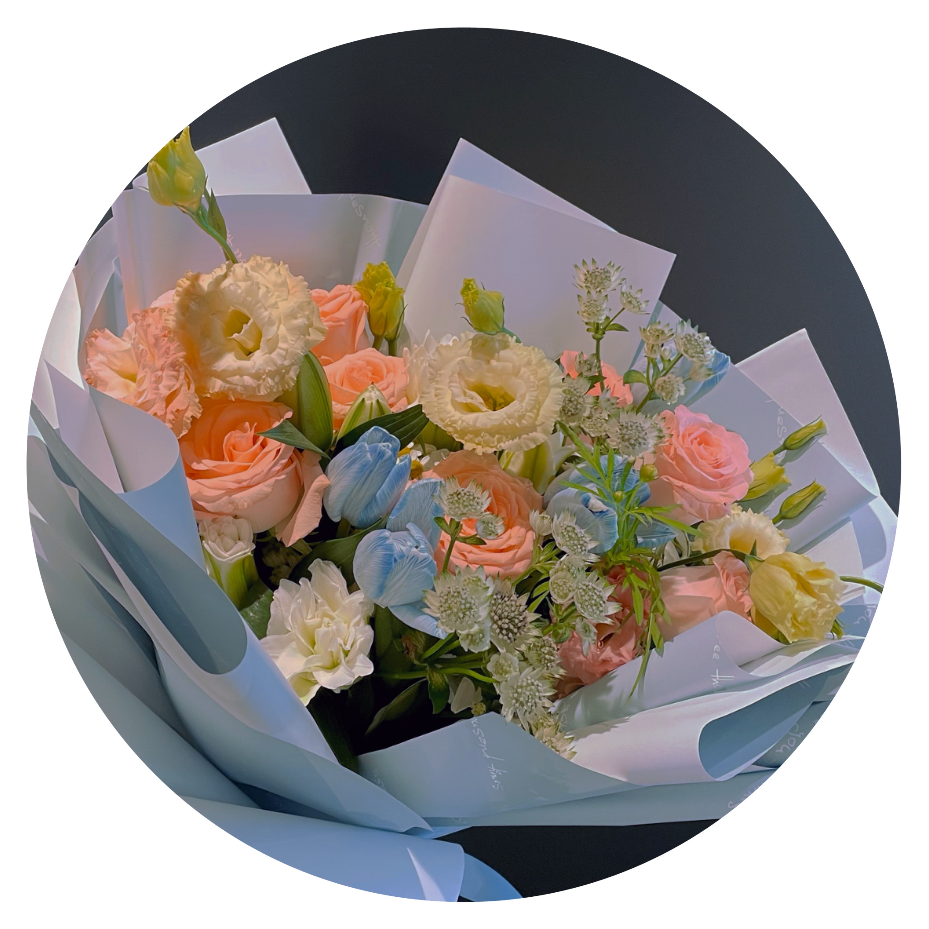 Yuhuiting flower blue dream bouquet