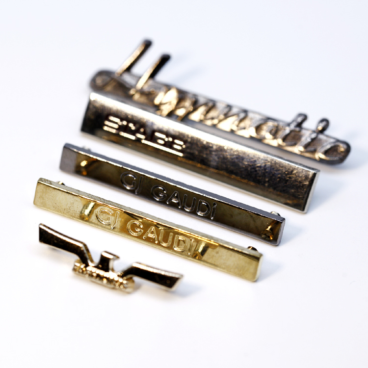 Custom Private Design Garment Hardware Accessory Boutique Logo Design Garment Metal Hardware Accessory Logo Garments Accessory