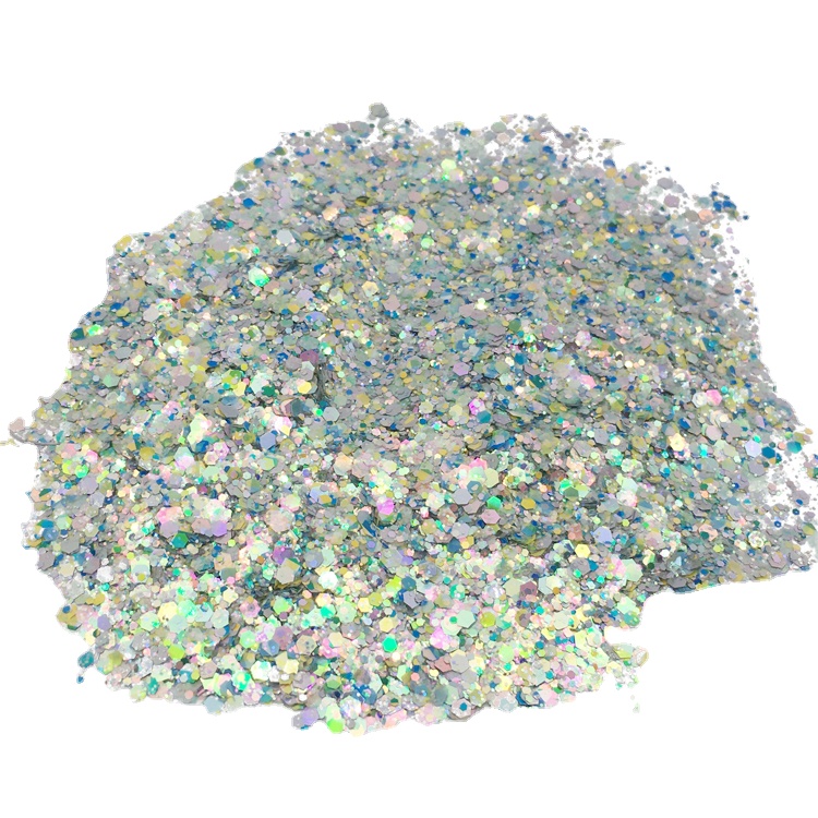 non-toxic new design glow chunky mix glitter