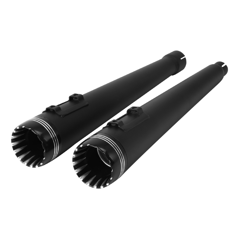 XF2906H02-09-B 4 "МегаФон зауженные Slip On выхлопной трубы подходит для моделей Harley Touring 2017 +
