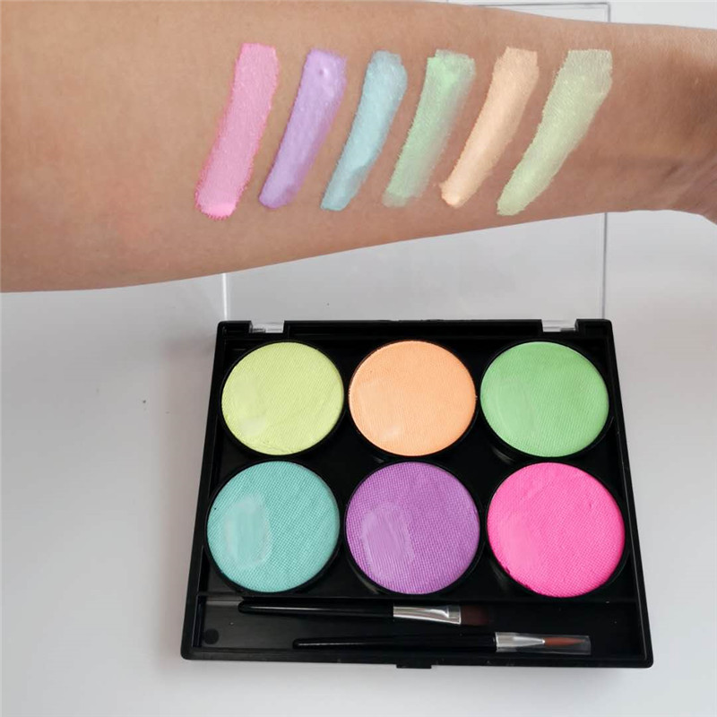 30g new package acrylic body face black painting