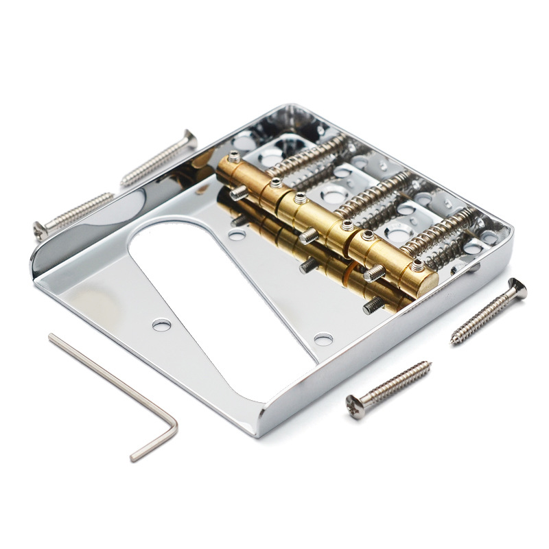Электрическая гитара Tremolo Bridge TL Style, мост, 3 сиденья, одиночная катушка, отверстие для звукоснимателя, басовый мост, оптовая продажа