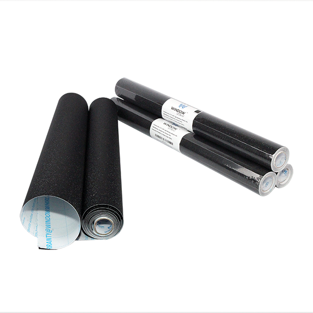 WINDOW WHIRL No Glued Adhesive Vinyl Window Sticker Blackout Tint Glass Window Film