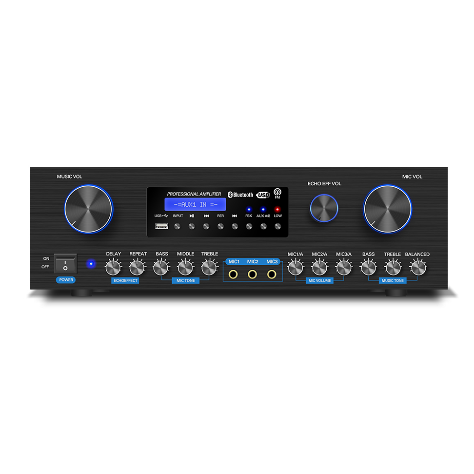 Class AB amplifier high powerful professional power amplifiers