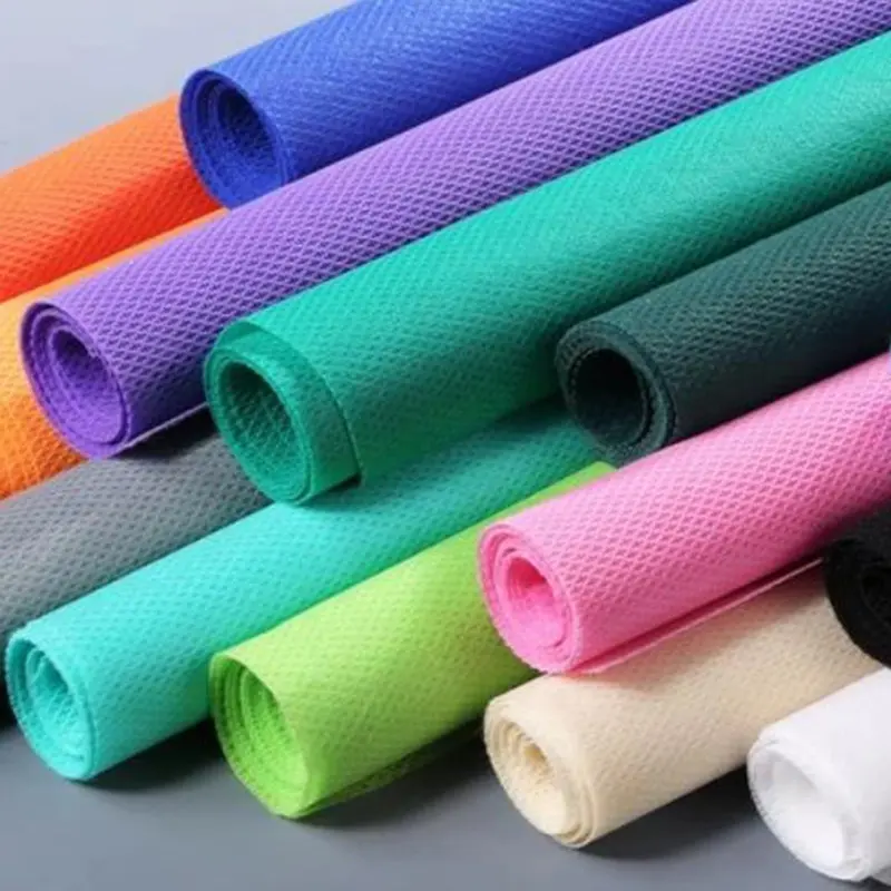 Sichuan Wholesale Coloring Water Proof Non Woven Fabric For Foot Patch PP Disposable SMMS Non Woven Fabric Printed Roll For Bag