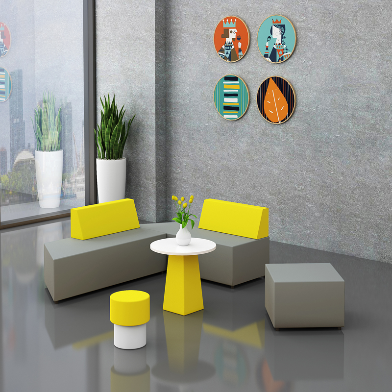 New Type Stocked Customized Modern Three Seat Arbitrary Combination Office Room Sofas