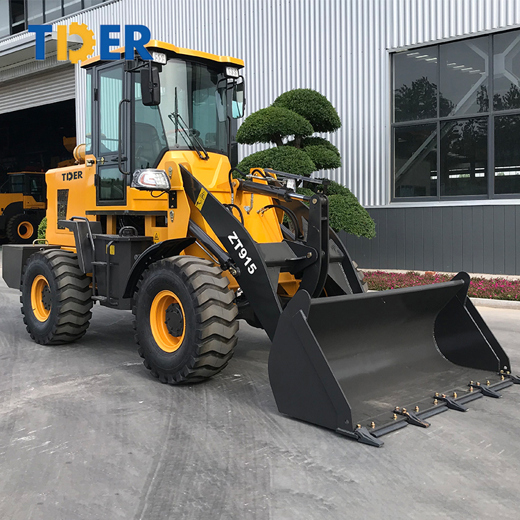 TDER Cheap price hot sale 1.5 ton front loader ZT915 wheel loader