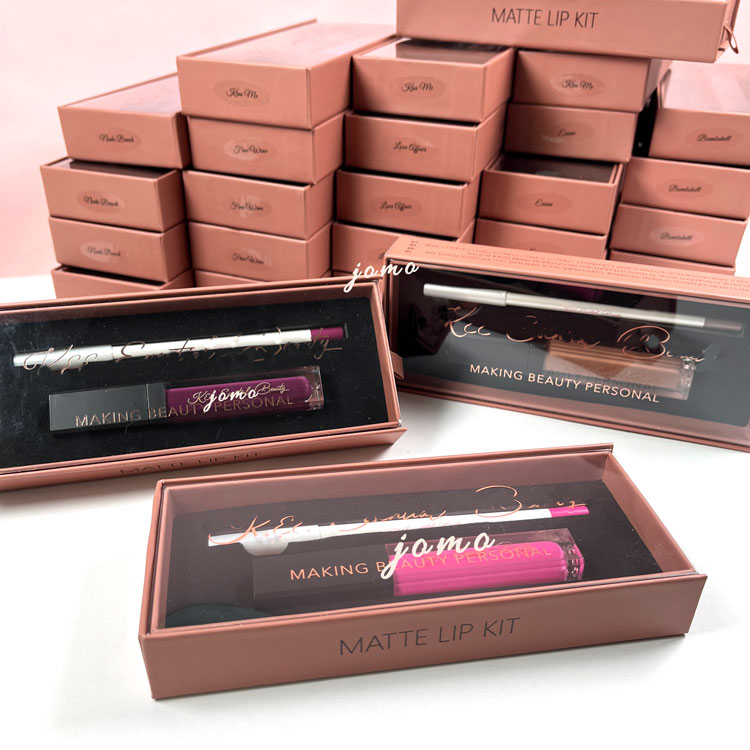 Newest Custom private label Lipgloss Kits Vegan Matte Liquid Lipstick Private Label Lipstick and Lip Liner Sets