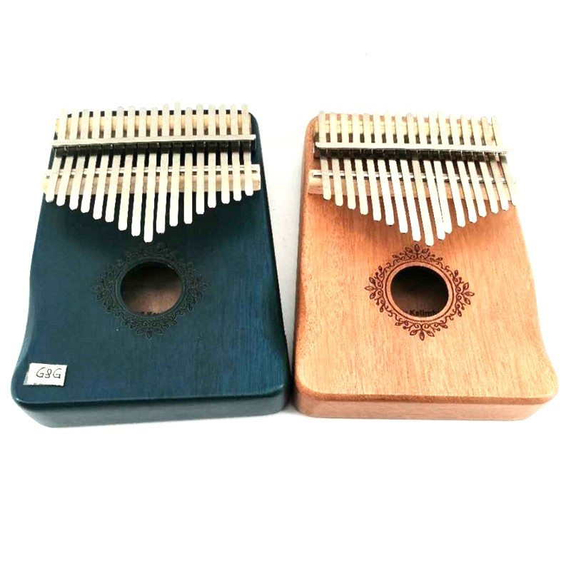 17 клавиш твердое красное дерево Kalimba Mbira большой палец фортепиано