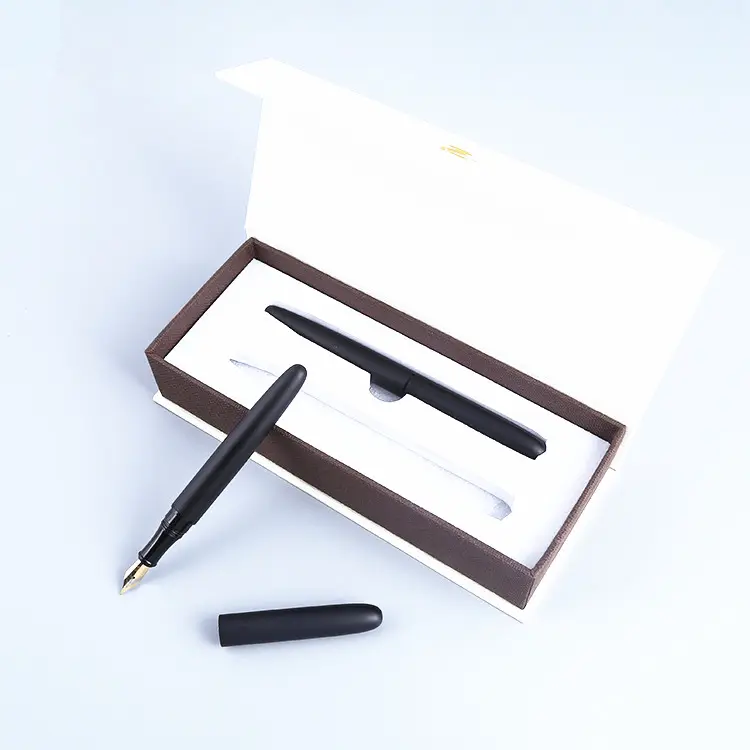 Factory Direct new Fountain Pen Medium Black Business Metal Roller Gift Pen