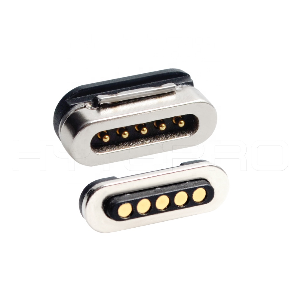 Само вязка 5 pin Пружинные контакты SMT/SMD Аварийное отсоединение Мощность Магнитный Соединительный кабель для зарядки