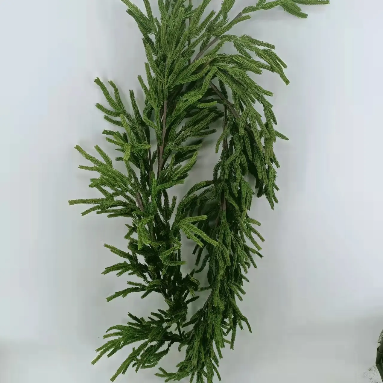 Норфолк сосновая гирлянда Новое внутреннее Украшение подвесное искусственное растение из кедра ротанга