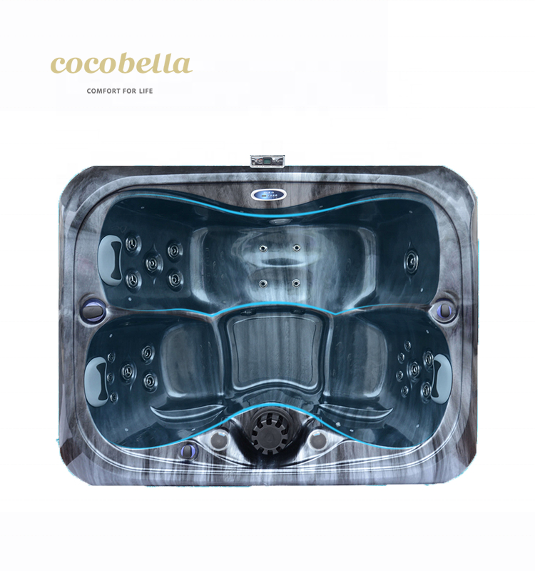 Cocobella открытый спа Европейский роскошный Ванная комната ванна массаж джакузи бассейн отдельно стоящий комбо массаж (воздух и джакузи) N/A