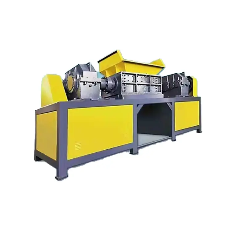 Wholesale Carrogated Box Tire System Used Shredder Clothing Scrap Tyre Fibreglass Shredding Machine