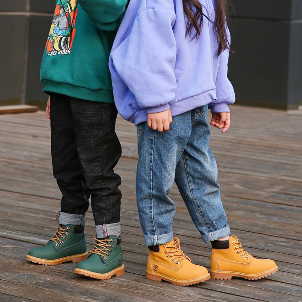 2021 Autumn Winter Children's Boots Girls Boys Baby Snow Plush Ankle Shoes Kids Boots