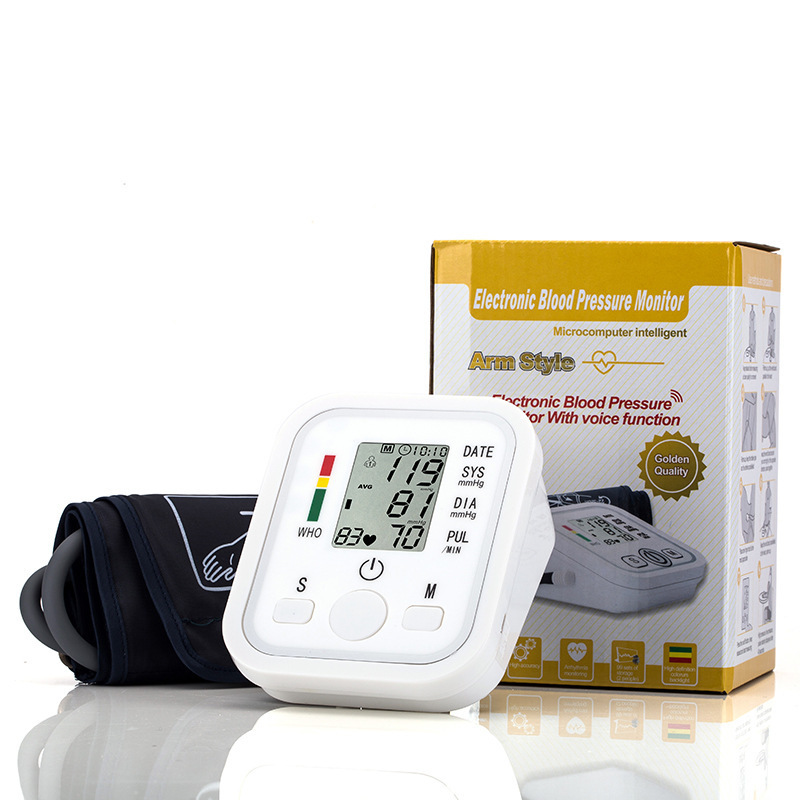 Household blood pressure meter automatic upper arm sphygmomanometer electronic blood pressure monitor