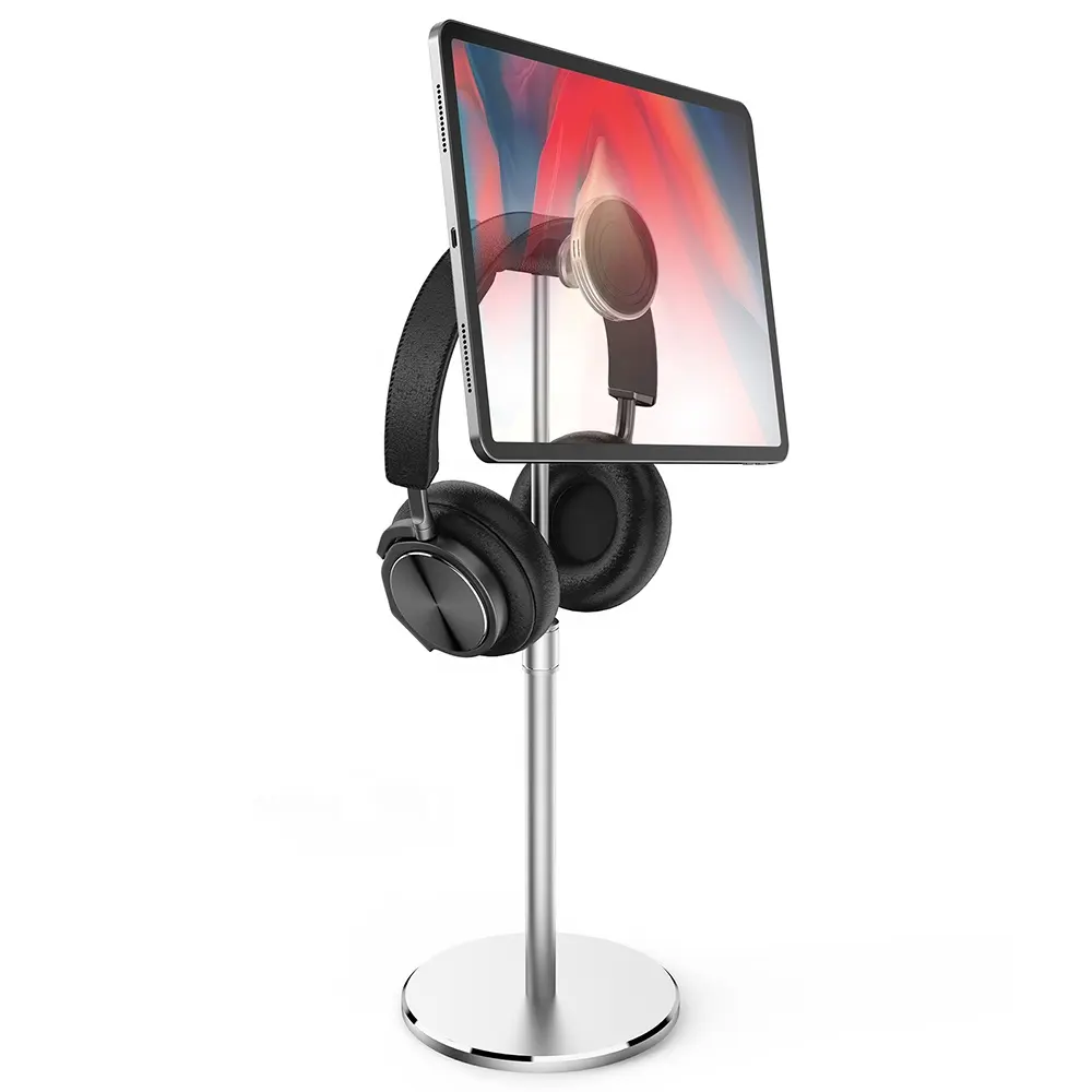 magnetic 2 in 1 Desk situation for airpods max stand phone bracket Metal Height adjustable luxury Holder headphone stand for ipa