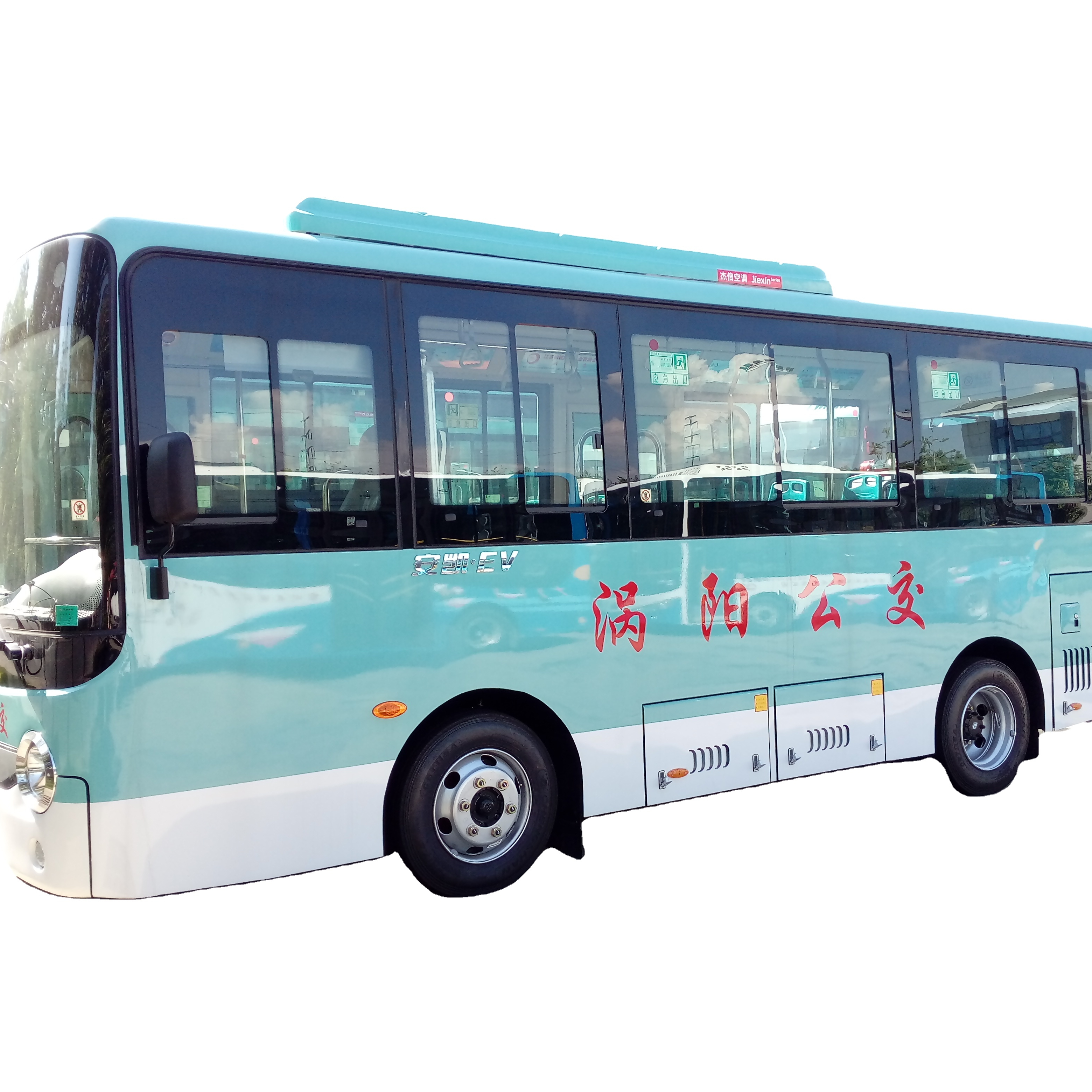 Ankai 6.5 meters G6 model pure electric bus with battery over 200 kwh