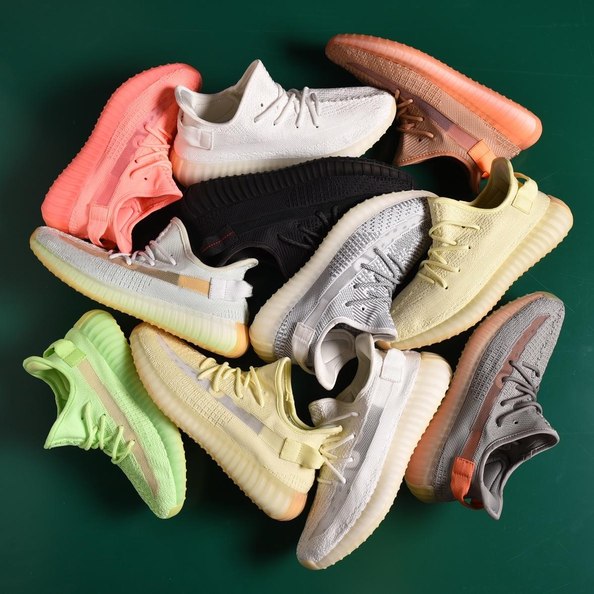 Оптовая продажа, обувь Yeezy 350v2, цветная зимняя обувь Waverunner, классическая мужская обувь Yeezy
