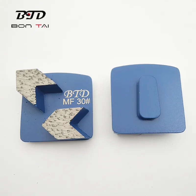 Redi Lock Diamond Grinding Disc with Double  Arrow Segments 30 Grit Concrete Floor Grinding Tooling