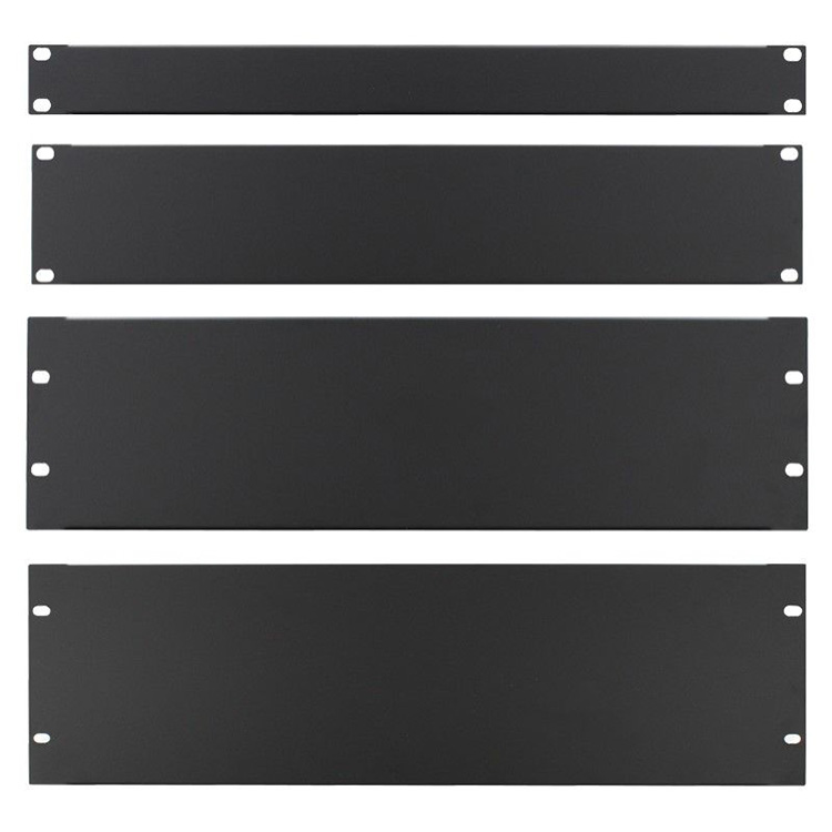 JH-Mech Heavy Duty 3mm Gauge Steel Vented 3U Space Rack Panel Tool-Less Vented Blank Rack Panel