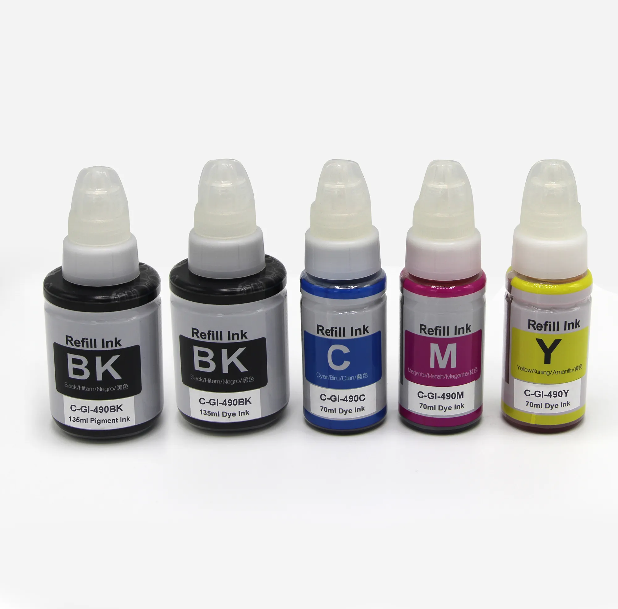 GI-490 ink bottle for use in canon Refillable Ink Tank Wireless All-In-One printer G3400 / G4400 g2000