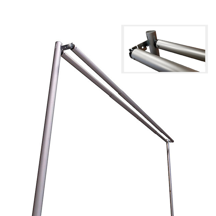 ACS 2 Tier Adjustable Height & Width Pipe Drape Double Crossbar For Stage Backdrop Decoration