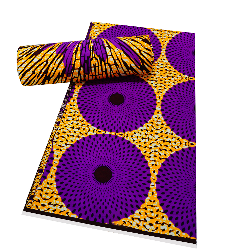 african wax fabric cotton wax print real wax cotton african print veritable block wholesale price V1092