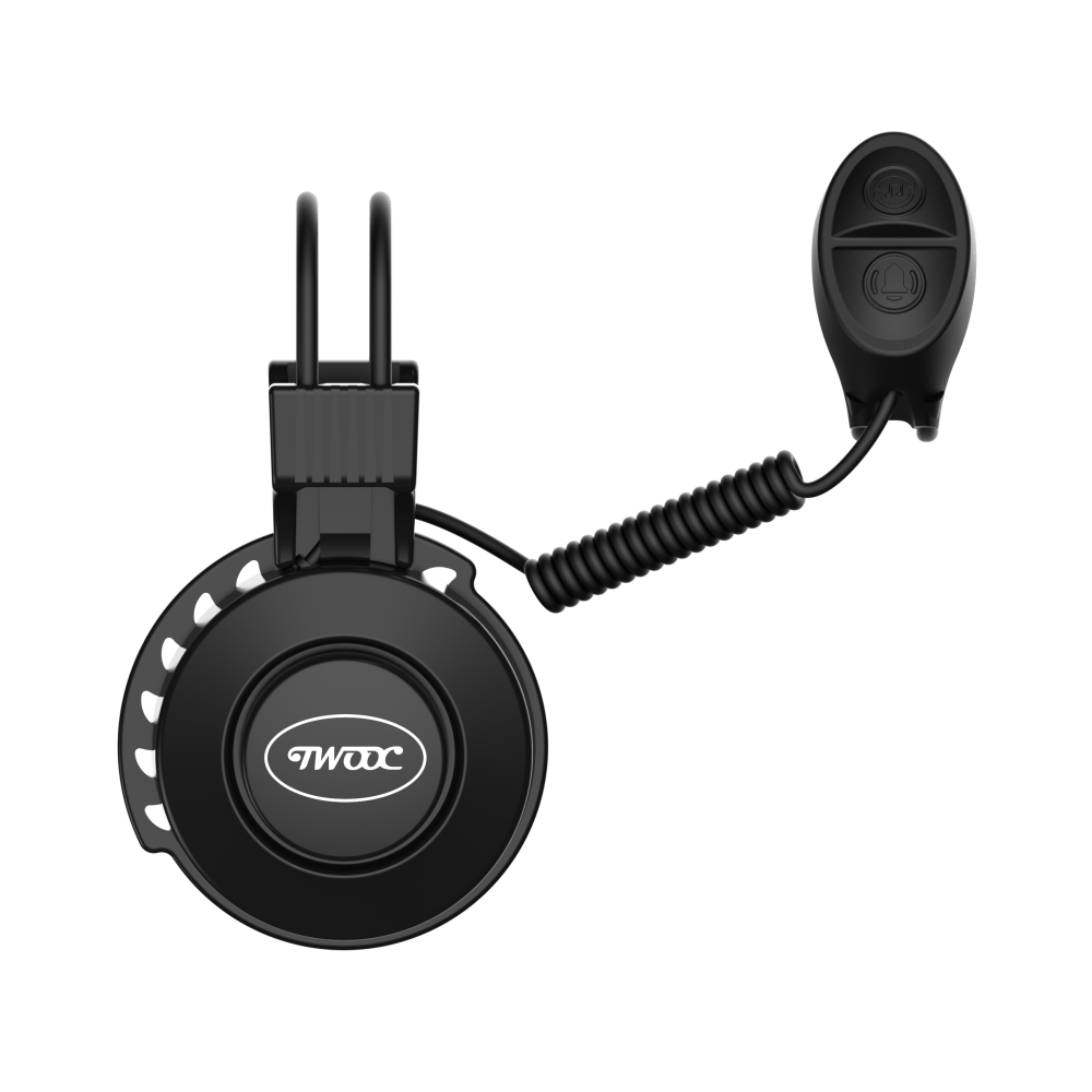 TWOOC Electric Bike Horn Electronic Bicycle Bell 100 dB Waterproof 4 Sound Modes with Rechargeable Battery