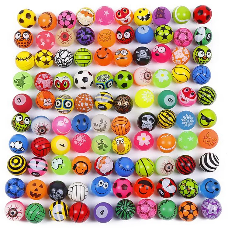 Rubber Material 20mm 27mm 32mm 38mm 45mm 49mm 60mm High Bounce Bouncing Bouncy Balls in various sizes