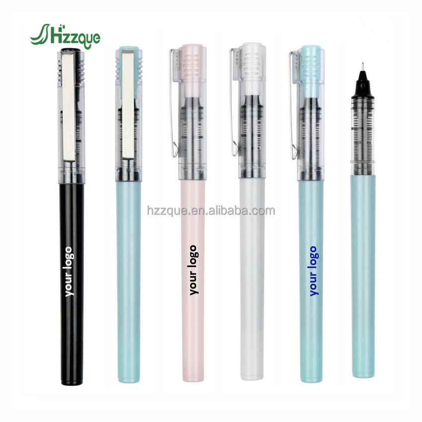 Wholesale Customized Macaron Color 0.5mm Gel Pens Set with Logo Wholesale Plastic Gel Pens