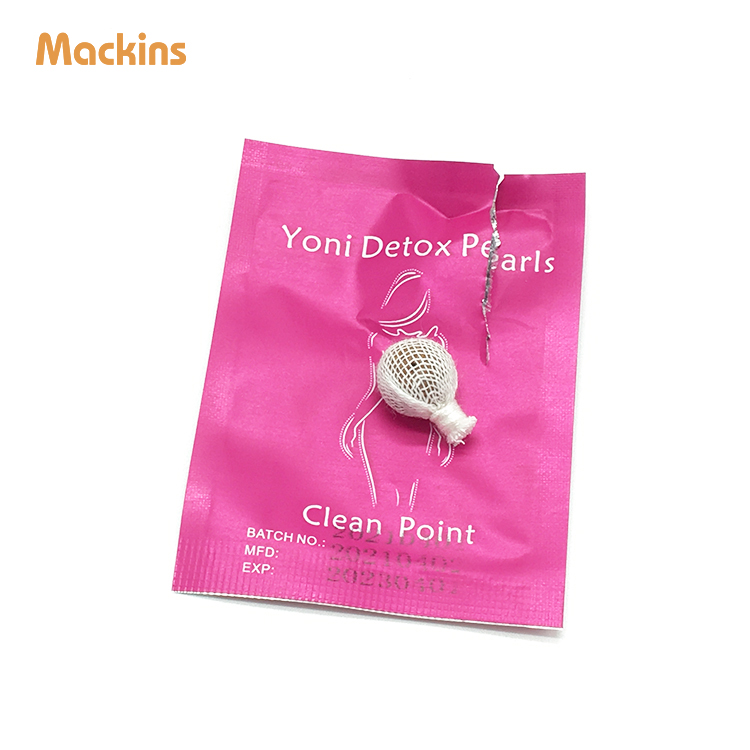 2021 new OEM natural herbal tampons vaginal clean point pearls yoni