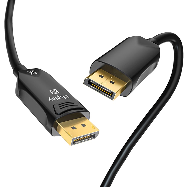 Factory high quality 8K 60Hz 4K 120hz Display port cable 1.4V 32.4Gbps fiber optic DP cable in low price