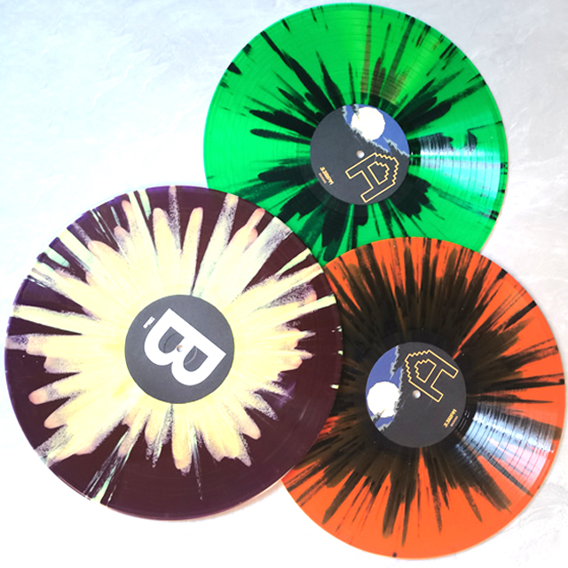Поставщик прессования виниловых пластинок 12 "LP color splatter