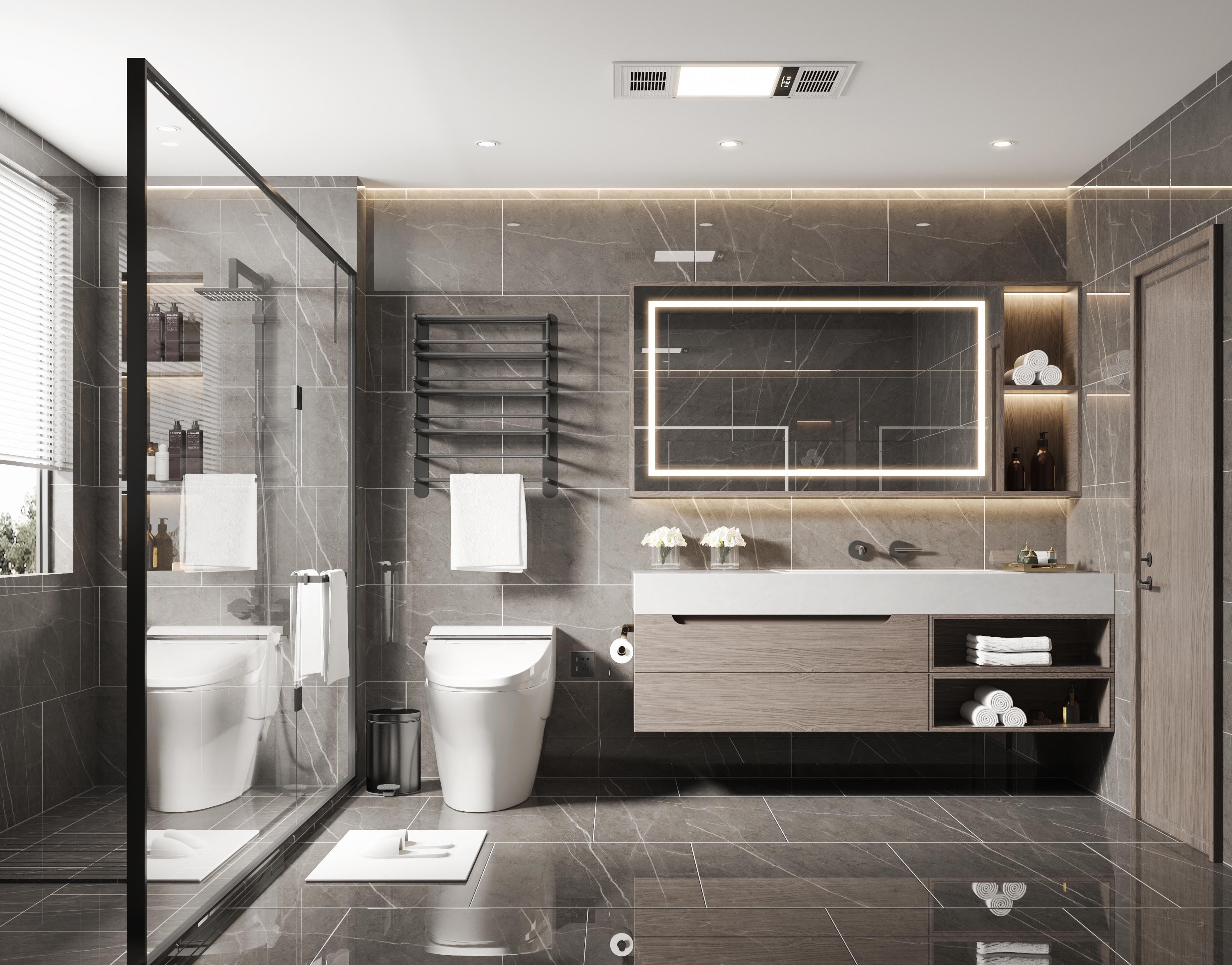 Premium Custom Whole-House Bathroom Cabinet Solution Premium Bathroom Furniture