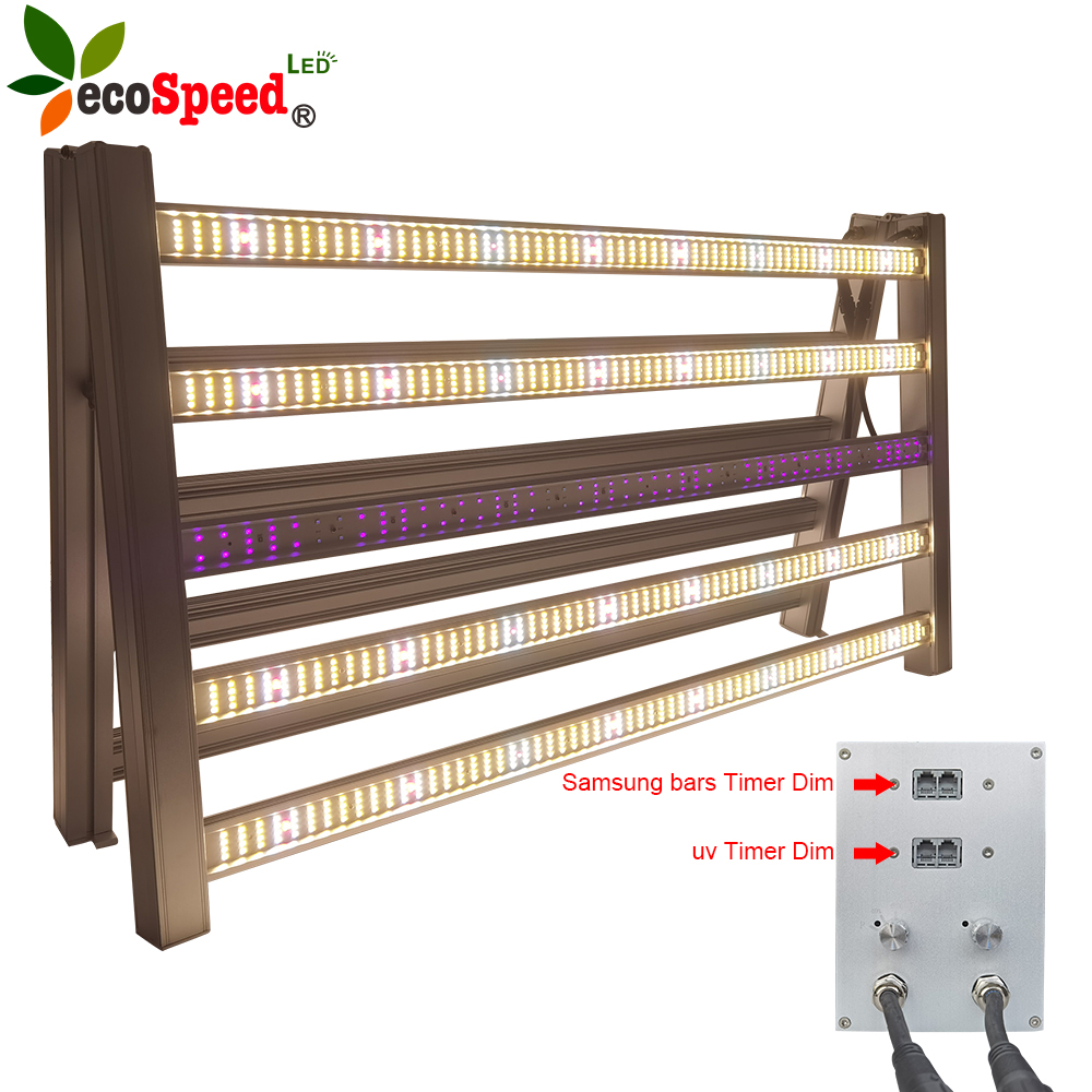 Ecospeed новый дизайн 4 канала затемнения lm301b lm561c lm301h led салат/помидоры/Медицинский завод светать 1000 Вт 600 Вт 1200 Вт