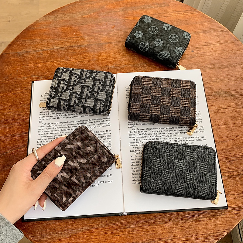 PU Genuine Leather Wallet с Custom Logo для Men и Women, Credit Card Holder, Notecase, RFID Blocking Purse, Small Fold Accordion Wallet