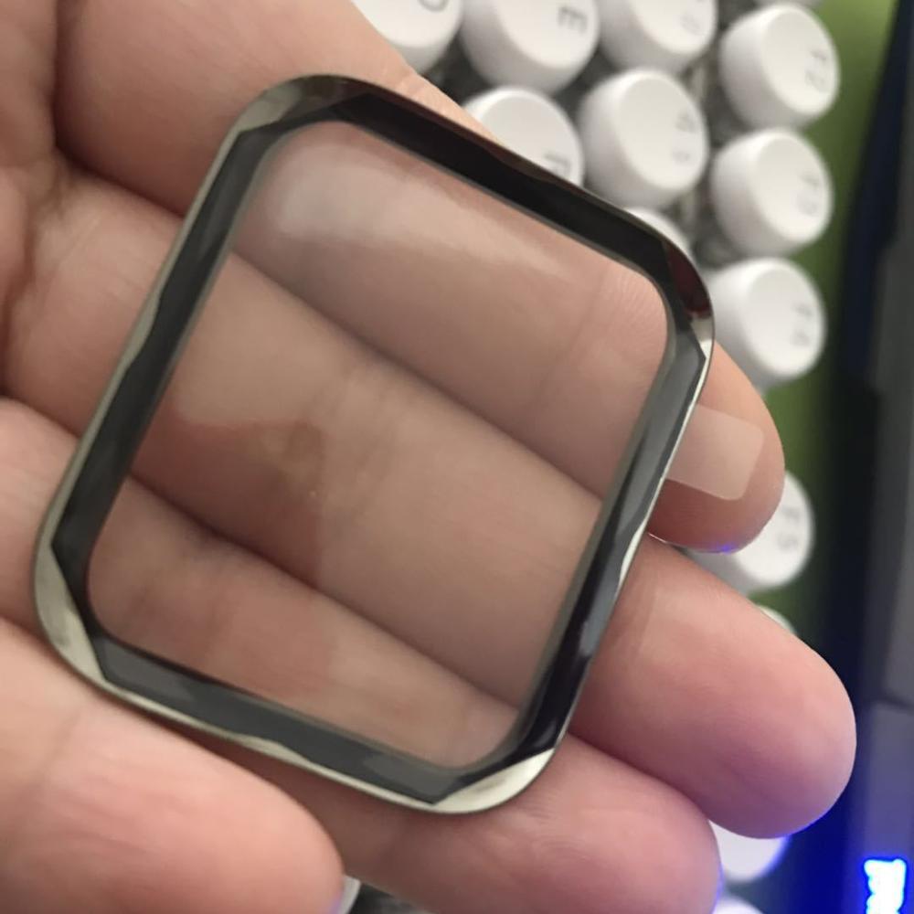 3D Изогнутые полное покрытие закаленное стекло экран протектор для Apple Watch 5 40 мм, 3D стекло 40 мм серии 5