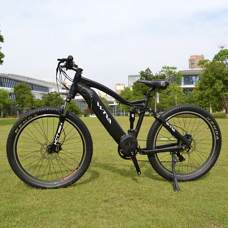 Supper 48V 1000W Bafang ebike Full suspension electric bike With Hidden Lithium Battery