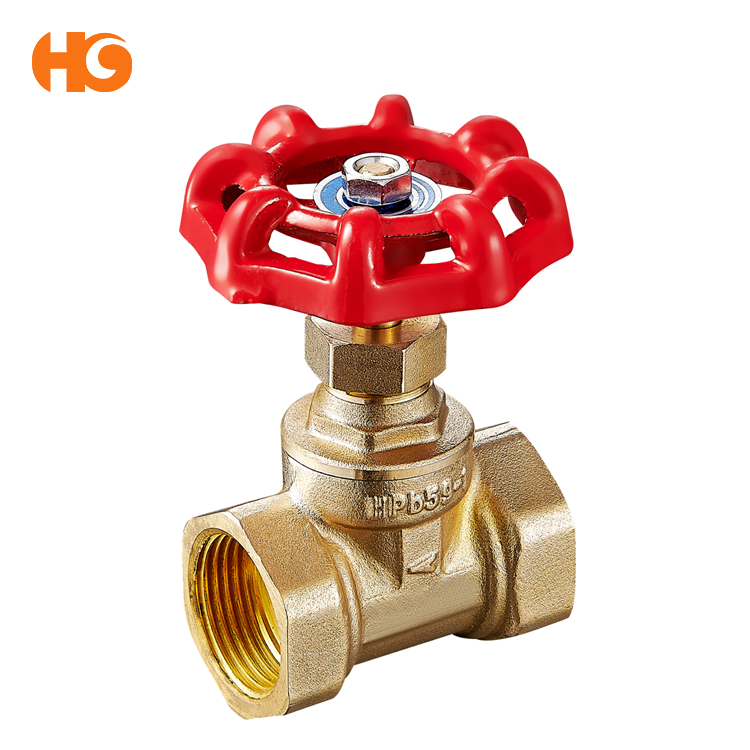 3/4 "латунный задвижка с железной колесной ручкой жесткое уплотнение от yuhuan